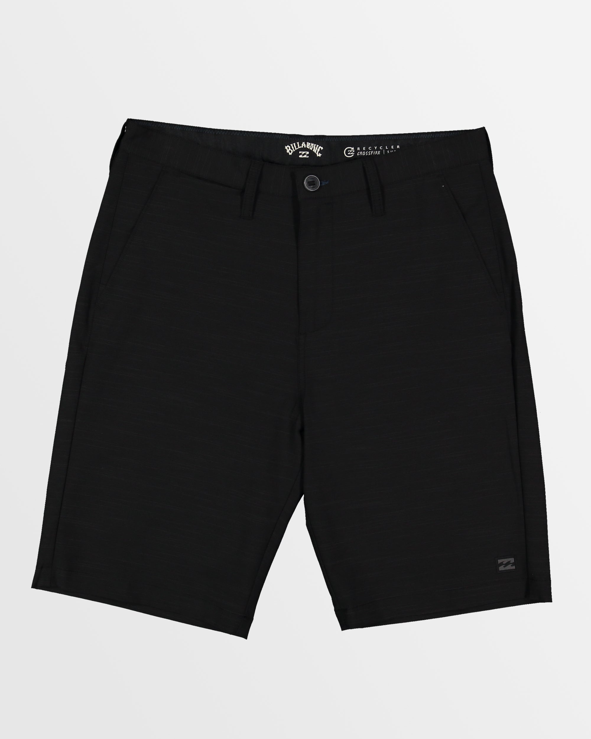 Mens Crossfire Slub Shorts BLACK Billabong AU