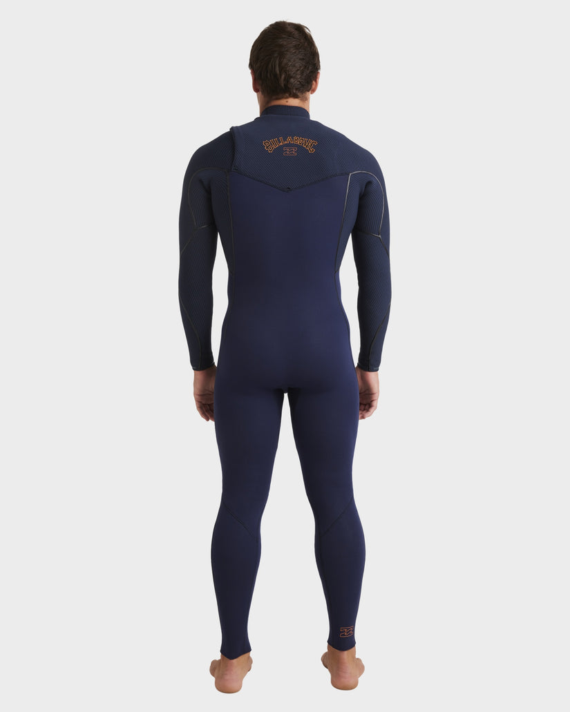 Mens 3/2mm Furnace Natural Chest Zip Steamer Wetsuit