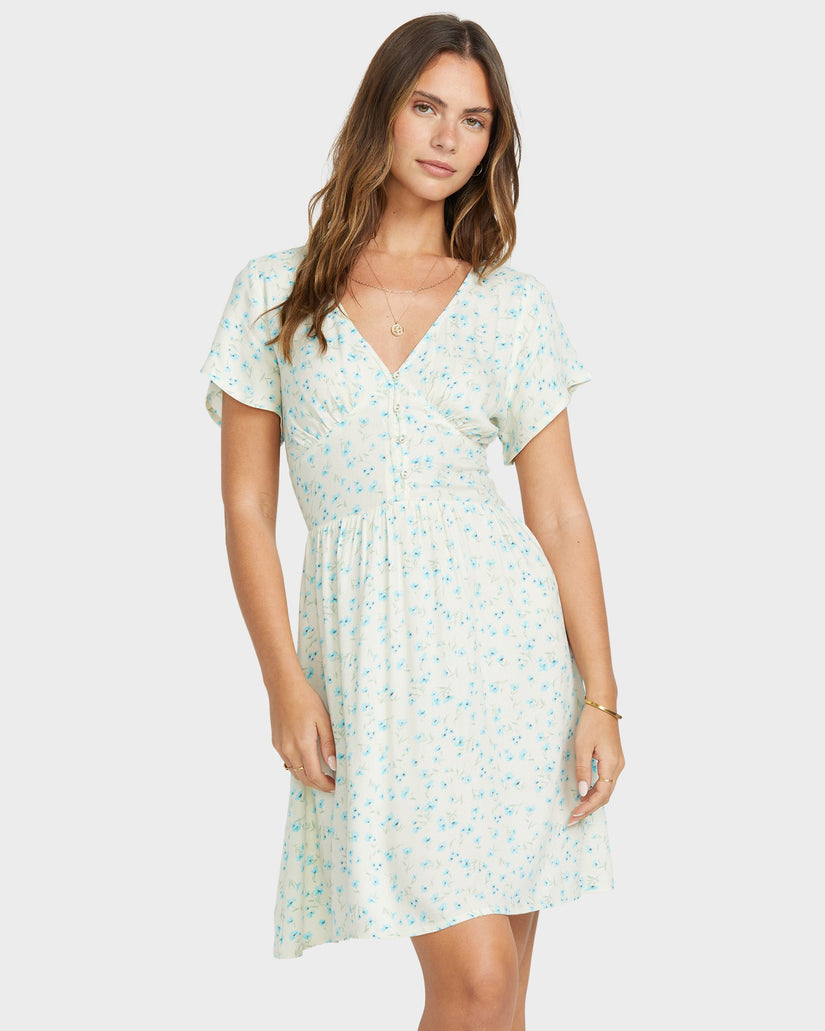 Womens Morning Sky Mini Dress