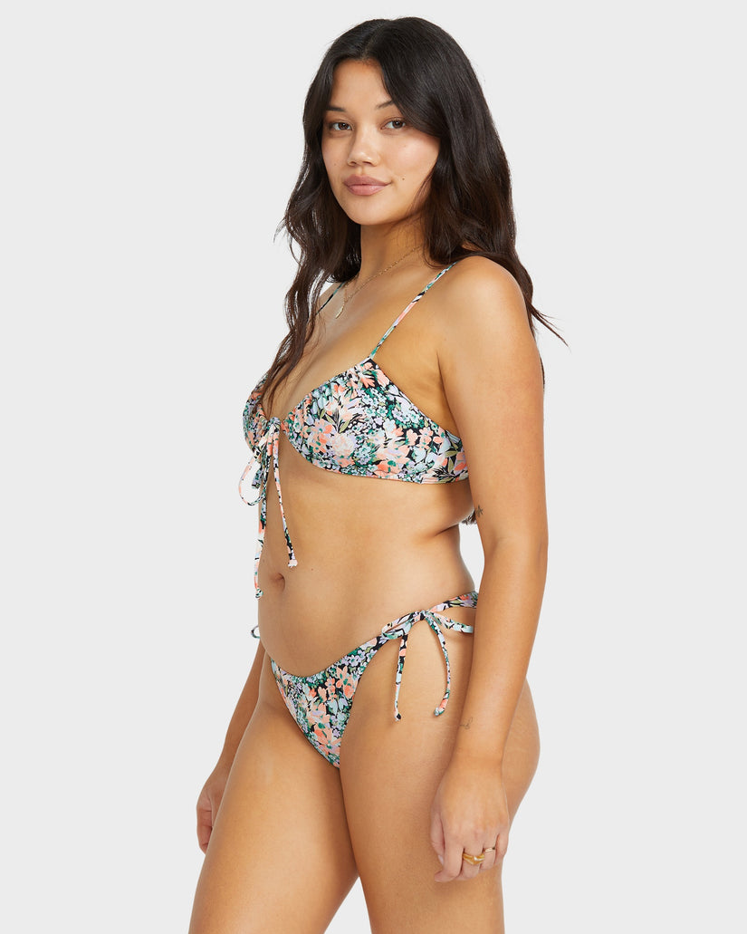 Womens Sweet Fields Tie Side Tanga Bikini Bottom