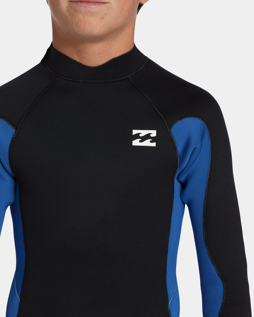 Boys 8-16 4/3mm Foil Back Zip Steamer Wetsuit