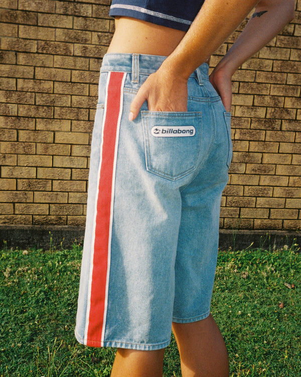 Womens Bong Rule Denim Jorts