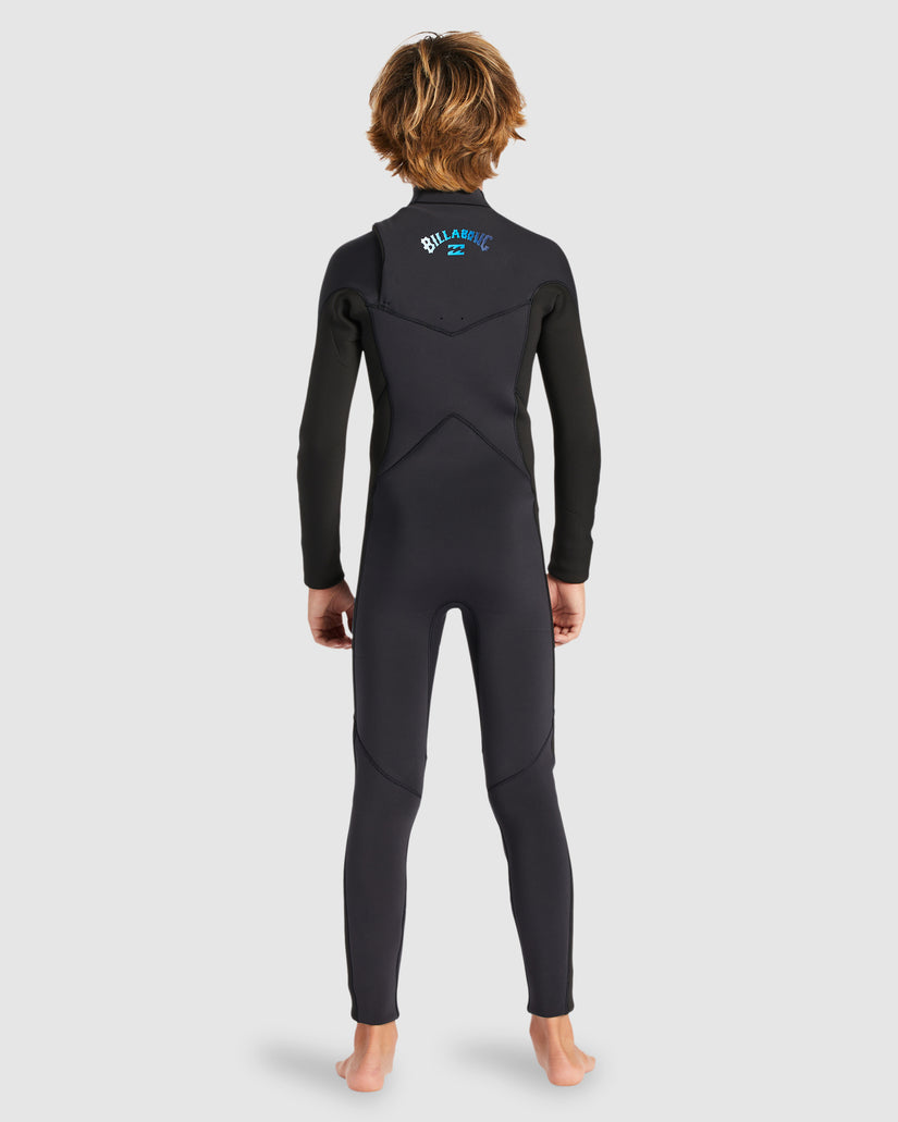 4/3 BOYS ABSOLUTE CHEST ZIP STEAMER WETSUIT