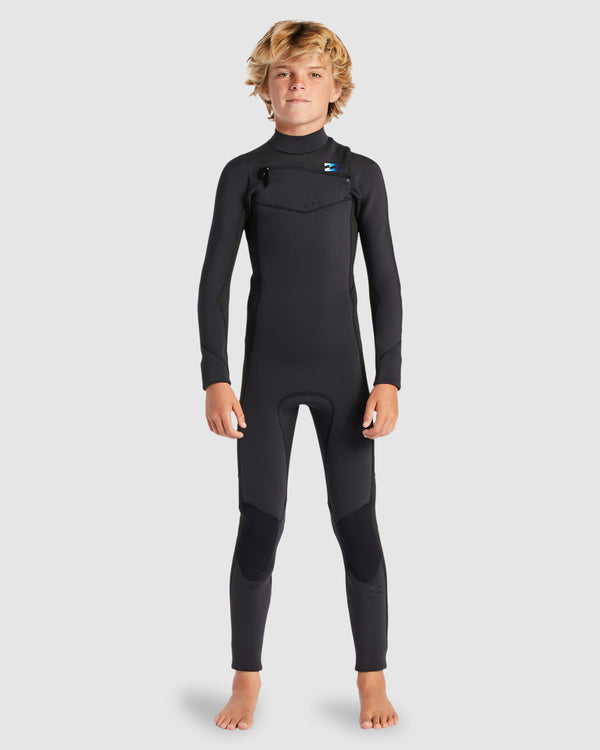 Boys 6-16 4/3mm Absolute Chest Zip Steamer Wetsuit