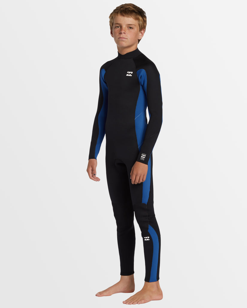 Boys 8-16 3/2mm Foil Back Zip GBS Steamer Wetsuit