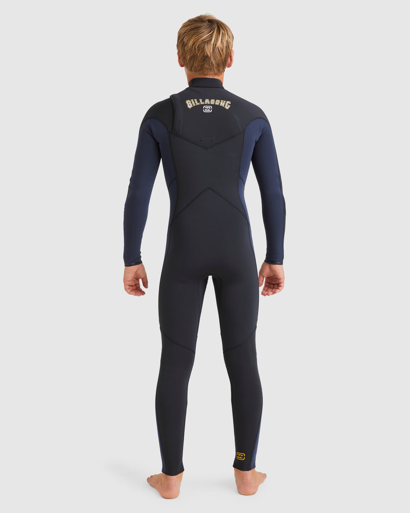 Boys 6-16 3/2mm Absolute Natural Chest Zip Steamer Wetsuit