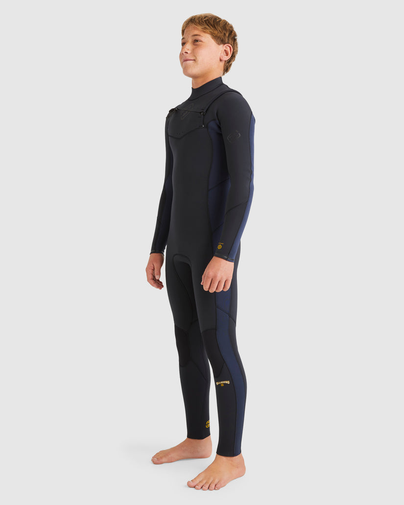 Boys 6-16 3/2mm Absolute Natural Chest Zip Steamer Wetsuit