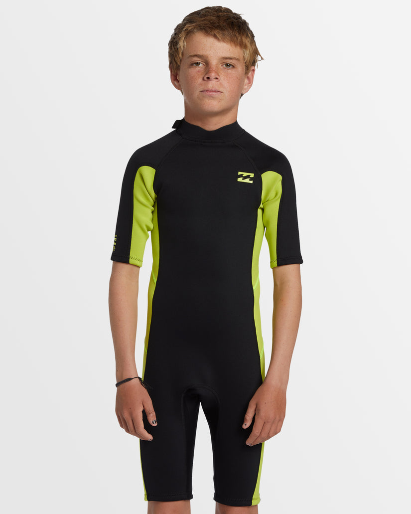 Boys 8-16 2/2mm Foil Back Zip Springsuit