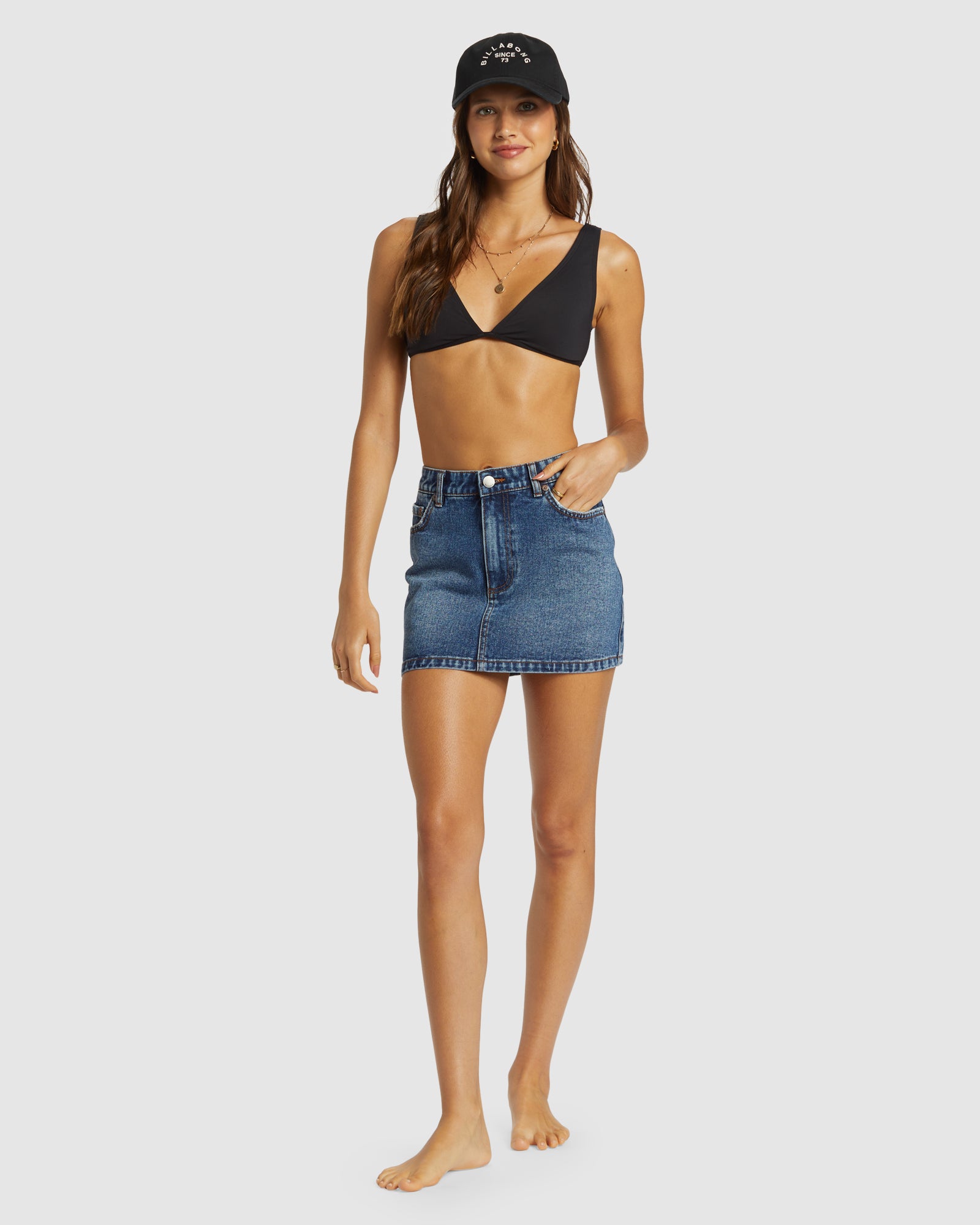 Marina Denim Skirt MEDIUM DENIM Billabong AU
