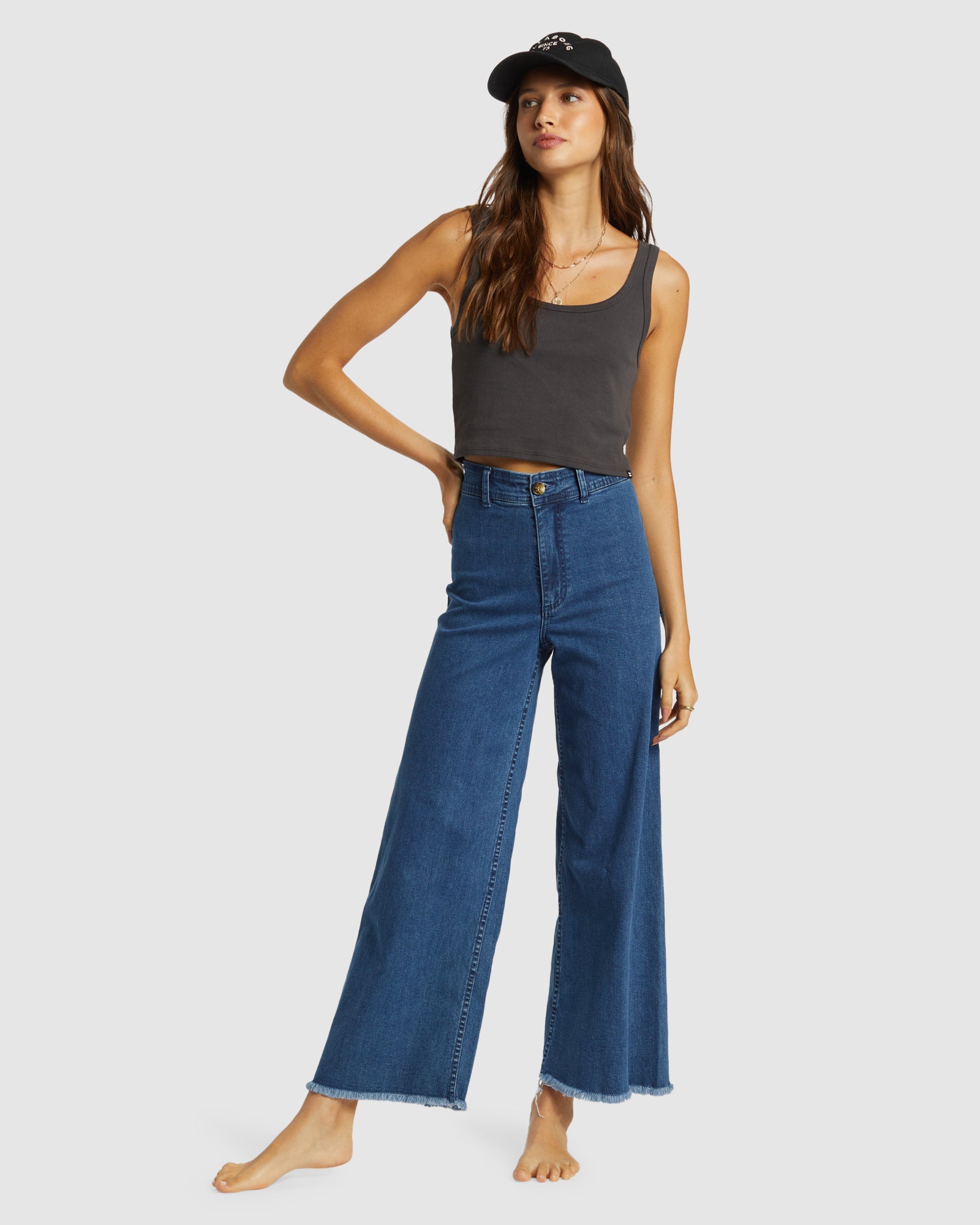 NWT Billabong Free Fall orders Wide-Leg Denim Pants