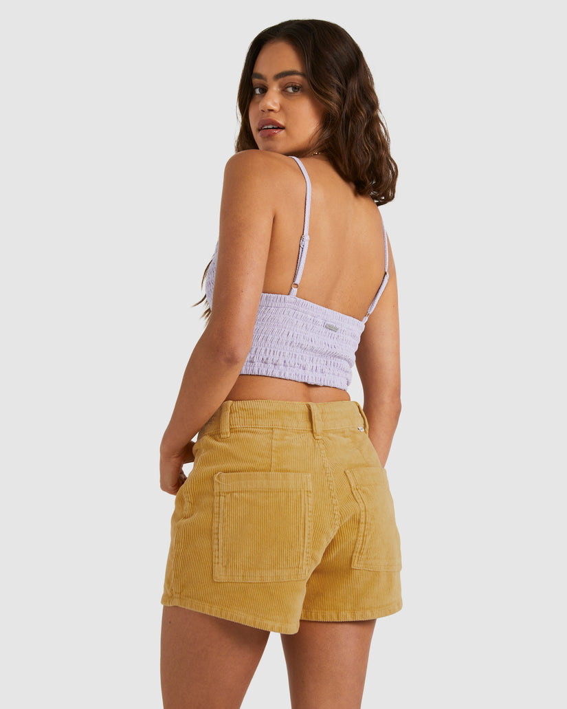 Womens Free Fall Cord Shorts