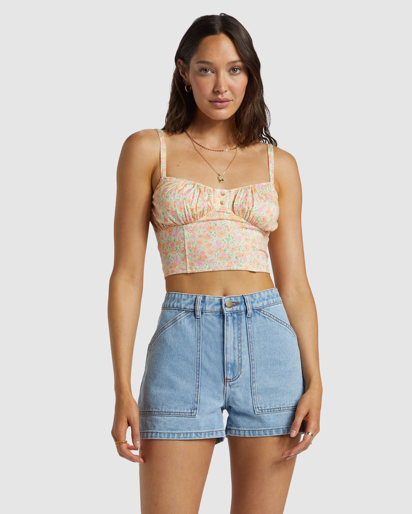 Womens Leia Denim Shorts