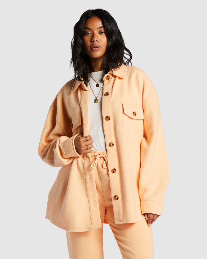 Womens Any Time Button Through Shacket