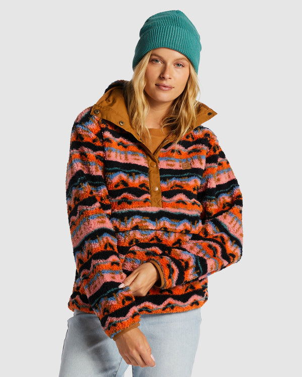 Womens Switchback Pullover Fleece