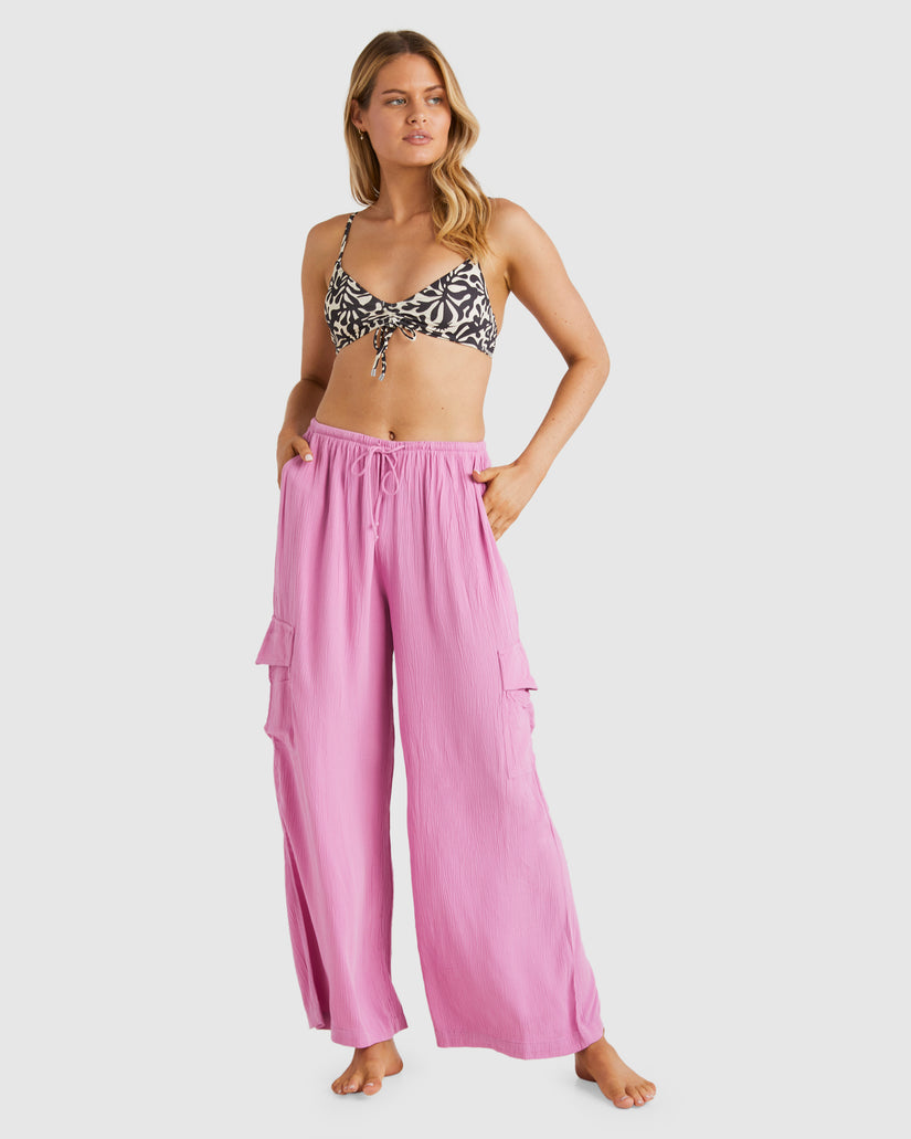 Womens Beach Babe Cargo Pants