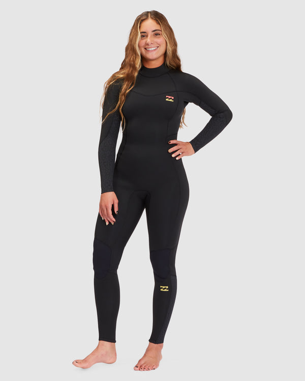 Womens 3/2mm Synergy Back Zip Steamer Wetsuit