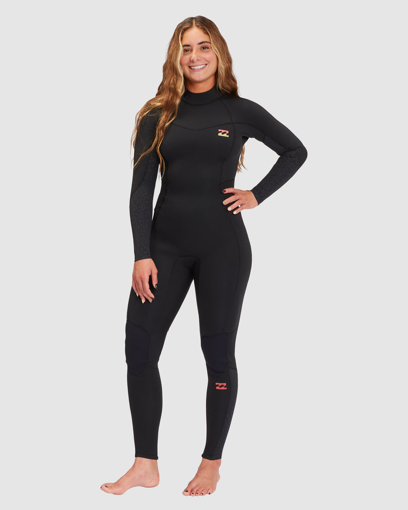 Womens 4/3mm Synergy Back Zip Steamer Wetsuit