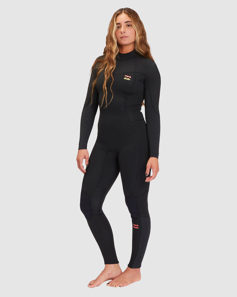 Womens 4/3mm Synergy Back Zip Steamer Wetsuit