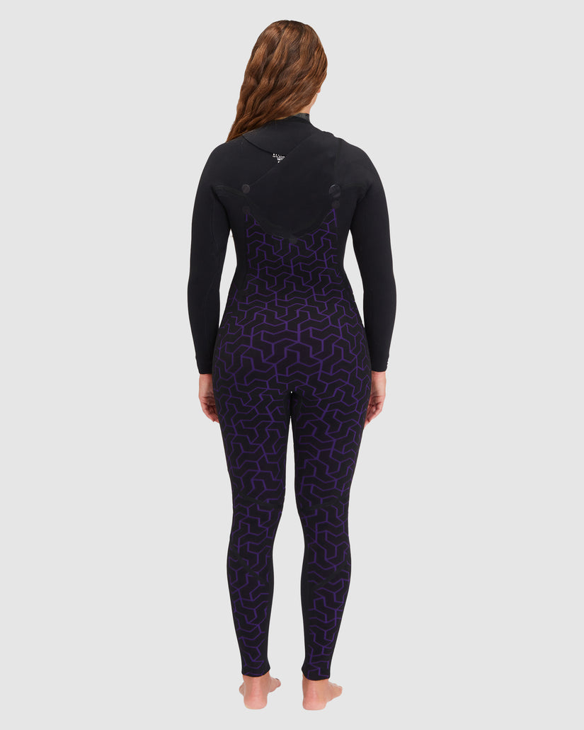 Womens 4/3mm Furnace Comp Chest Zip Wetsuit