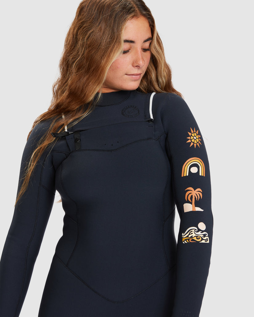 Womens 3/2mm Salty Dayz Natural Steamer Wetsuit