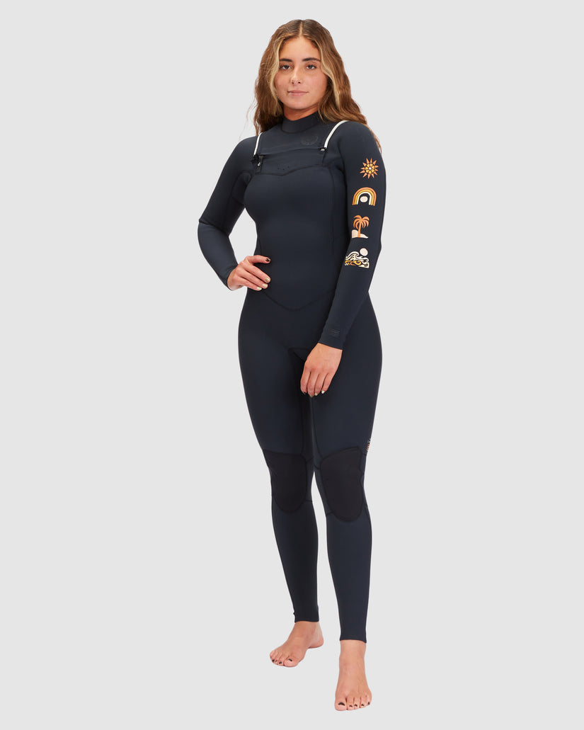 Womens 3/2mm Salty Dayz Natural Steamer Wetsuit