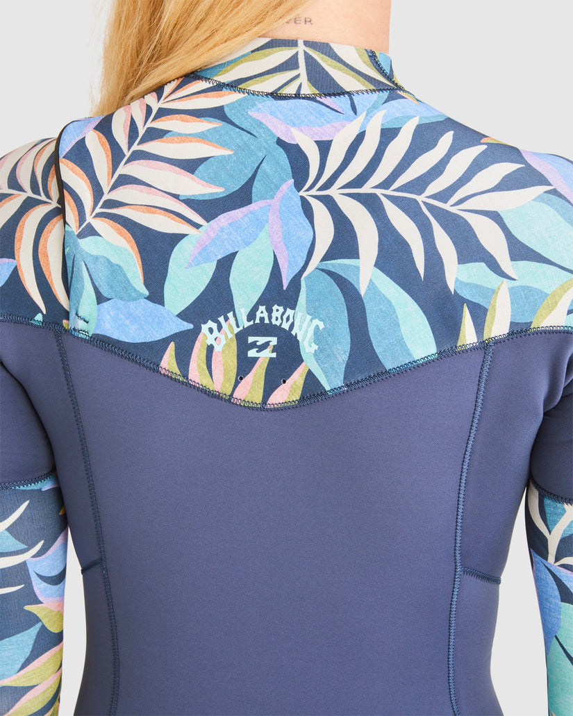 Womens 3/2mm Synergy Chest Zip Steamer Wetsuit