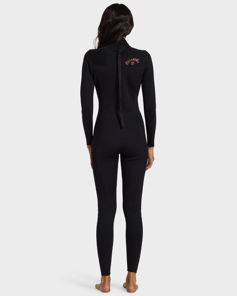 Womens 4/3mm Foil Back Zip GBS Steamer Wetsuit