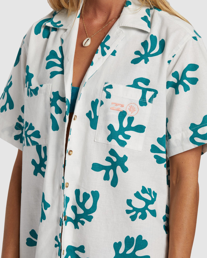 Womens Campy Coral Shirt