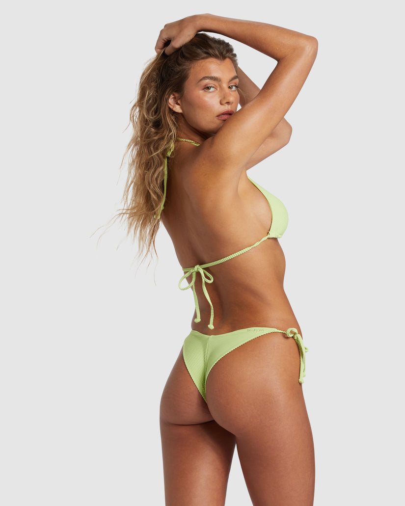 Womens Tanlines Tie Side Tanga Bikini Bottom