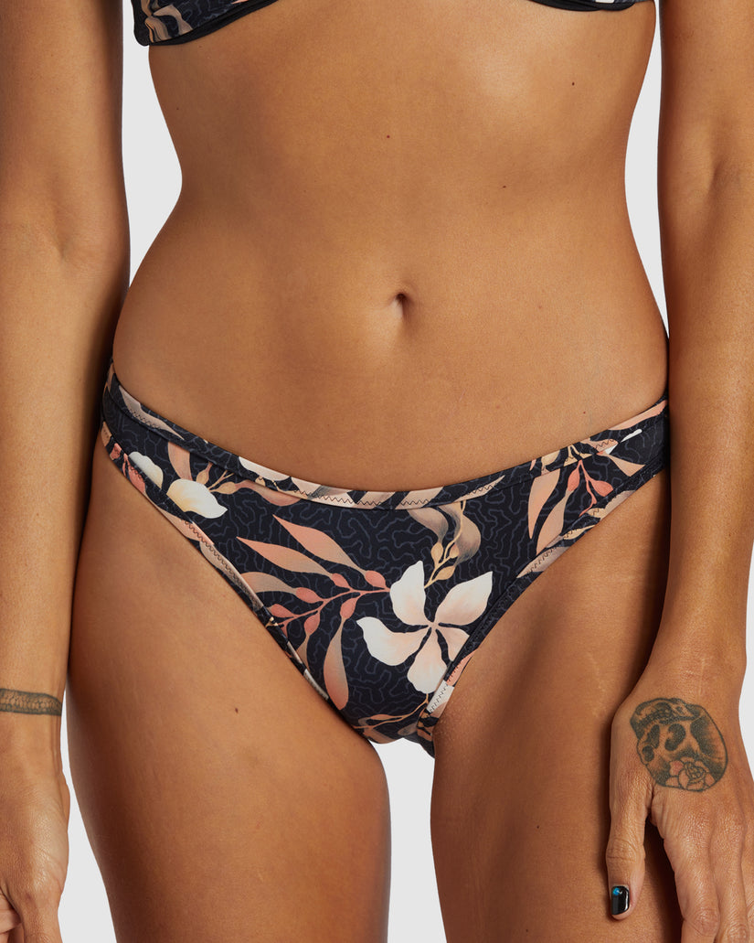 CORAL GARDENERS HIGH LEG BIKINI BOTTOM