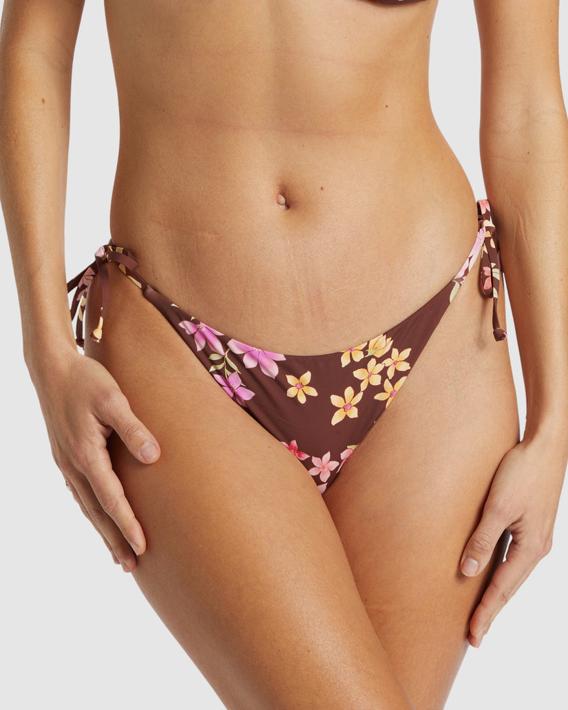 Womens Free To Be Tie Side Tanga Bikini Bottom