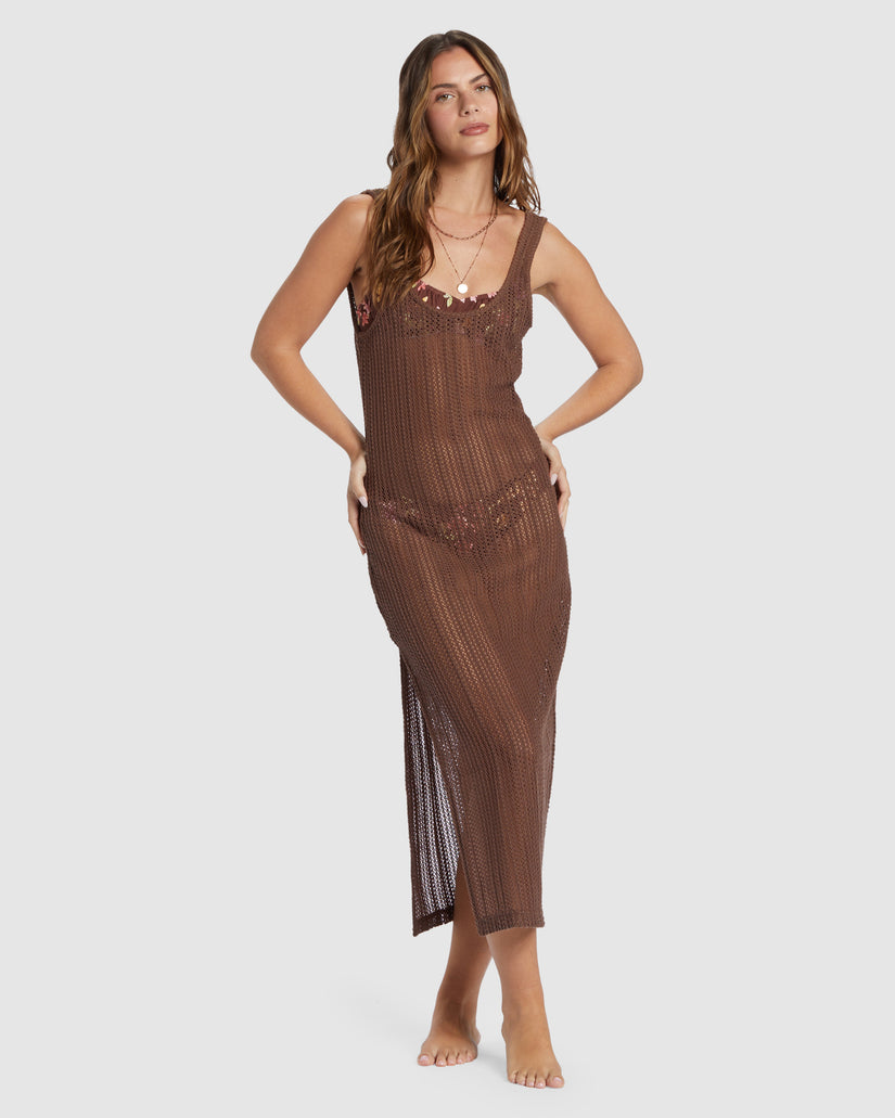 Womens Lunar Days Midi Cover Up