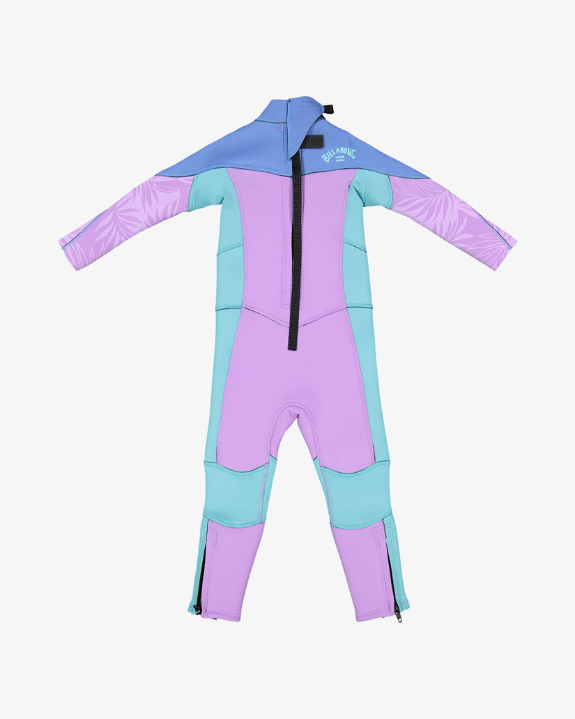 Girls 0-7 3/2mm Synergy Back Zip Wetsuit