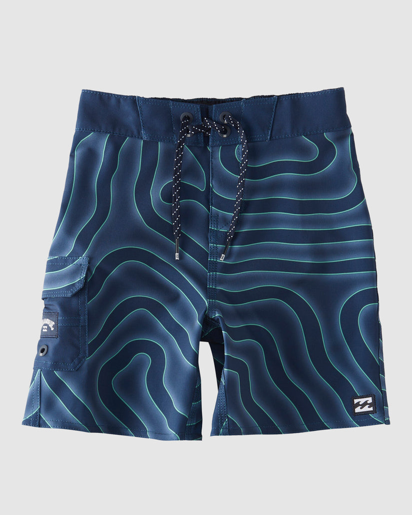 Boys 0-7 Sundays Pro Boardshorts