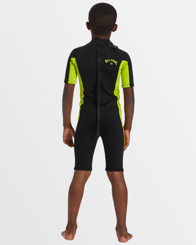 Boys 0-7 2/2mm Foil Back Zip Springsuit