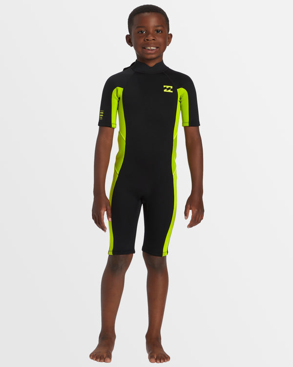 Boys 0-7 2/2mm Foil Back Zip Springsuit