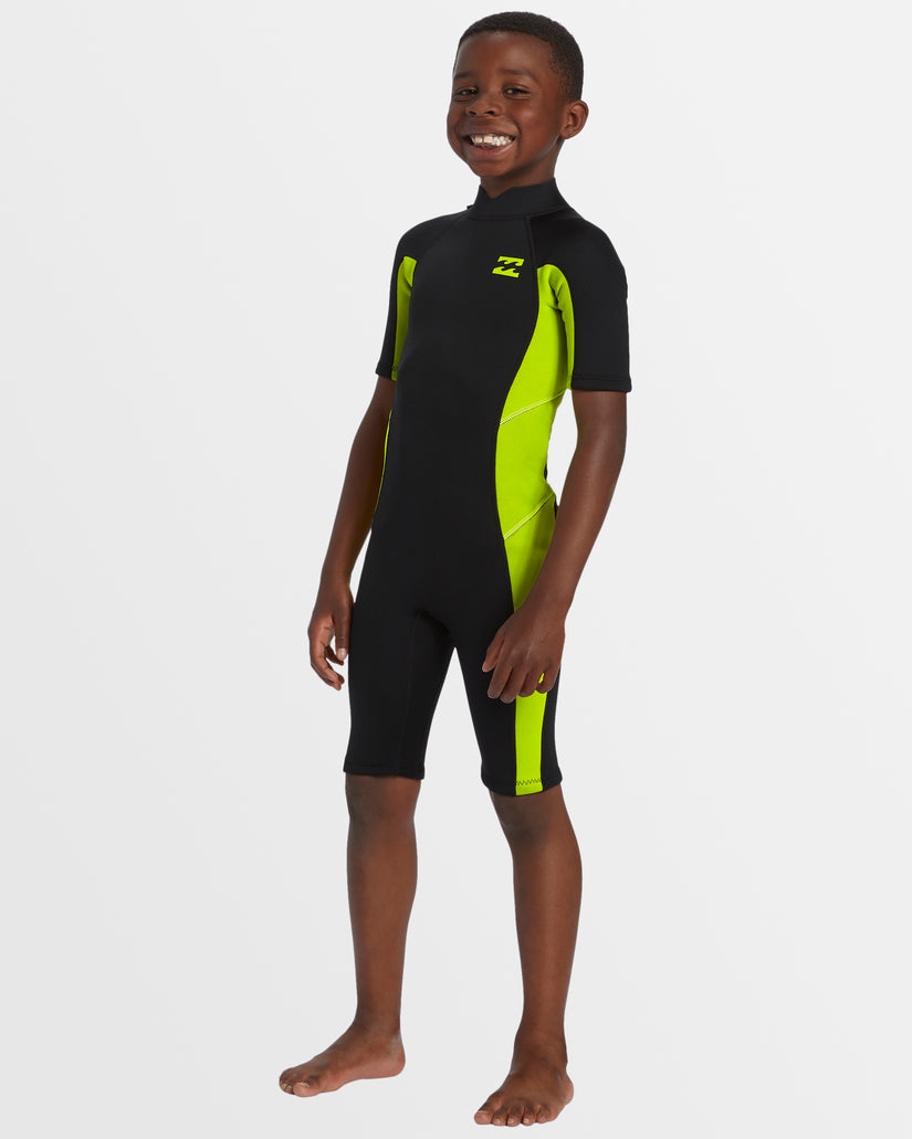 Boys 0-7 2/2mm Foil Back Zip Springsuit