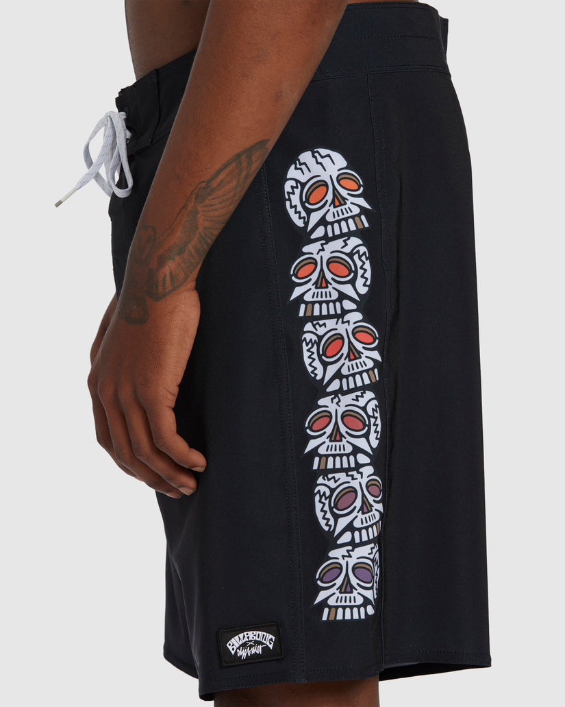 Mens Skulls Dbah Pro Boardshorts