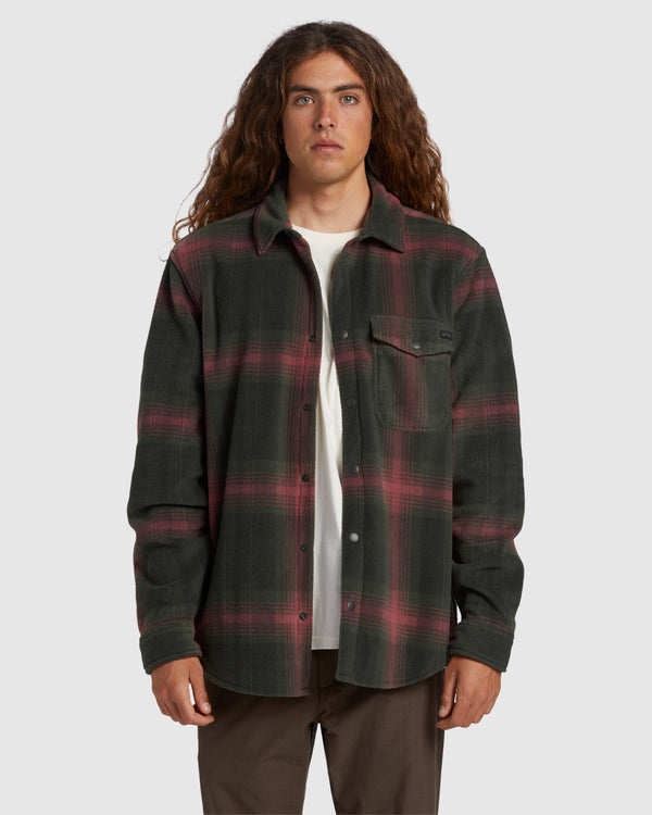 Mens A/Div Furnace Flannel Fleece Shirt