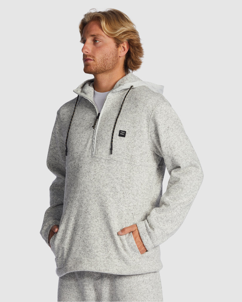 Mens A/Div Boundary Hooded Half Zip Pullover