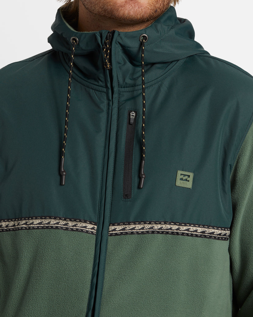 Mens Boundary Lite Zip Up Hoodie