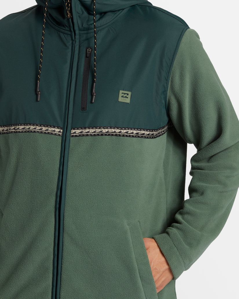 Mens Boundary Lite Zip Up Hoodie