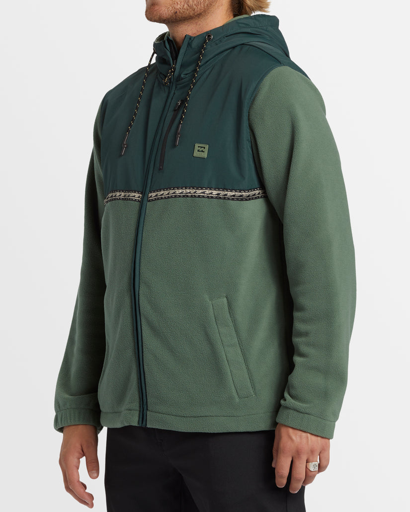 Mens Boundary Lite Zip Up Hoodie