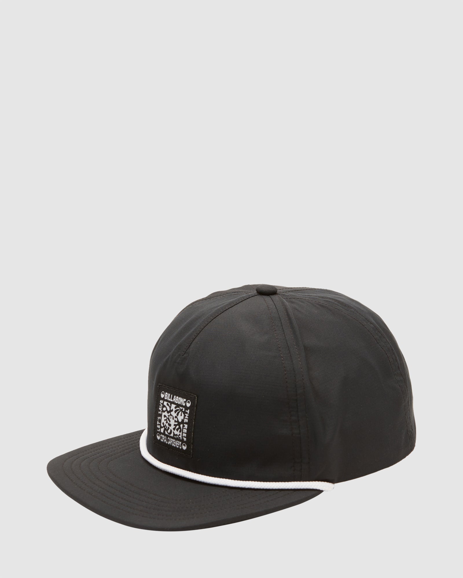 Coral Gardners Horizon Reef Strapback Cap BLACK Billabong AU