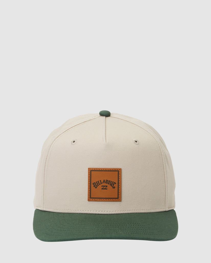 Mens Stacked Snapback Cap