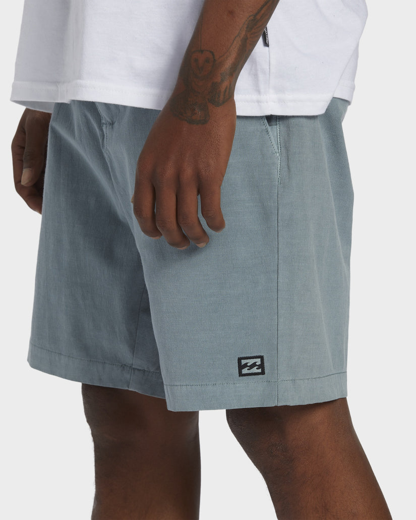 Mens Crossfire Wave Washed Hybrid Shorts