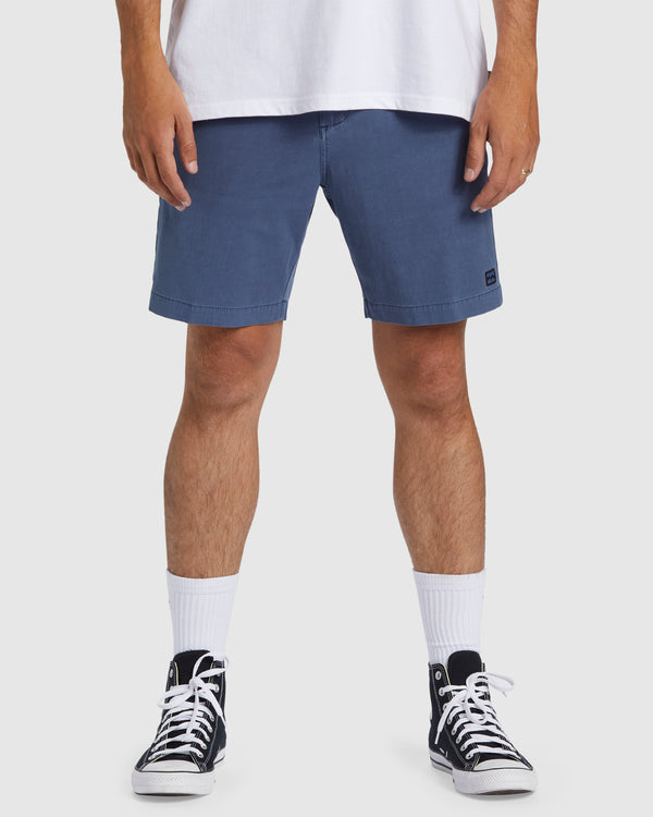 Mens Crossfire Wave Washed Hybrid Shorts