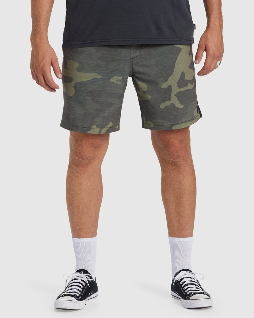 Mens Crossfire Elastic Waist Hybrid Shorts