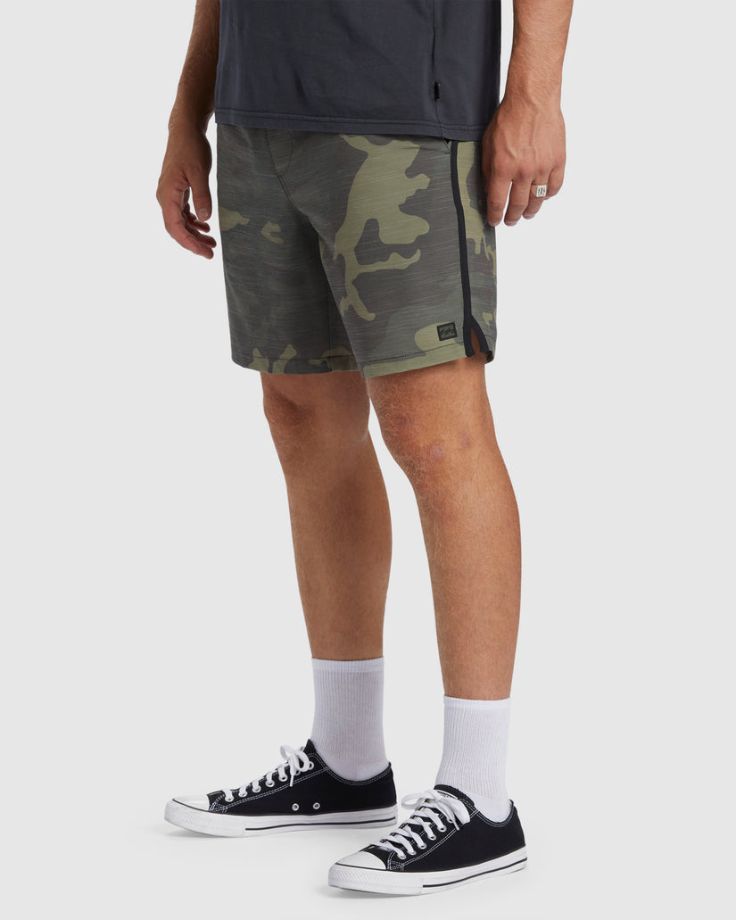 Mens Crossfire Elastic Waist Hybrid Shorts