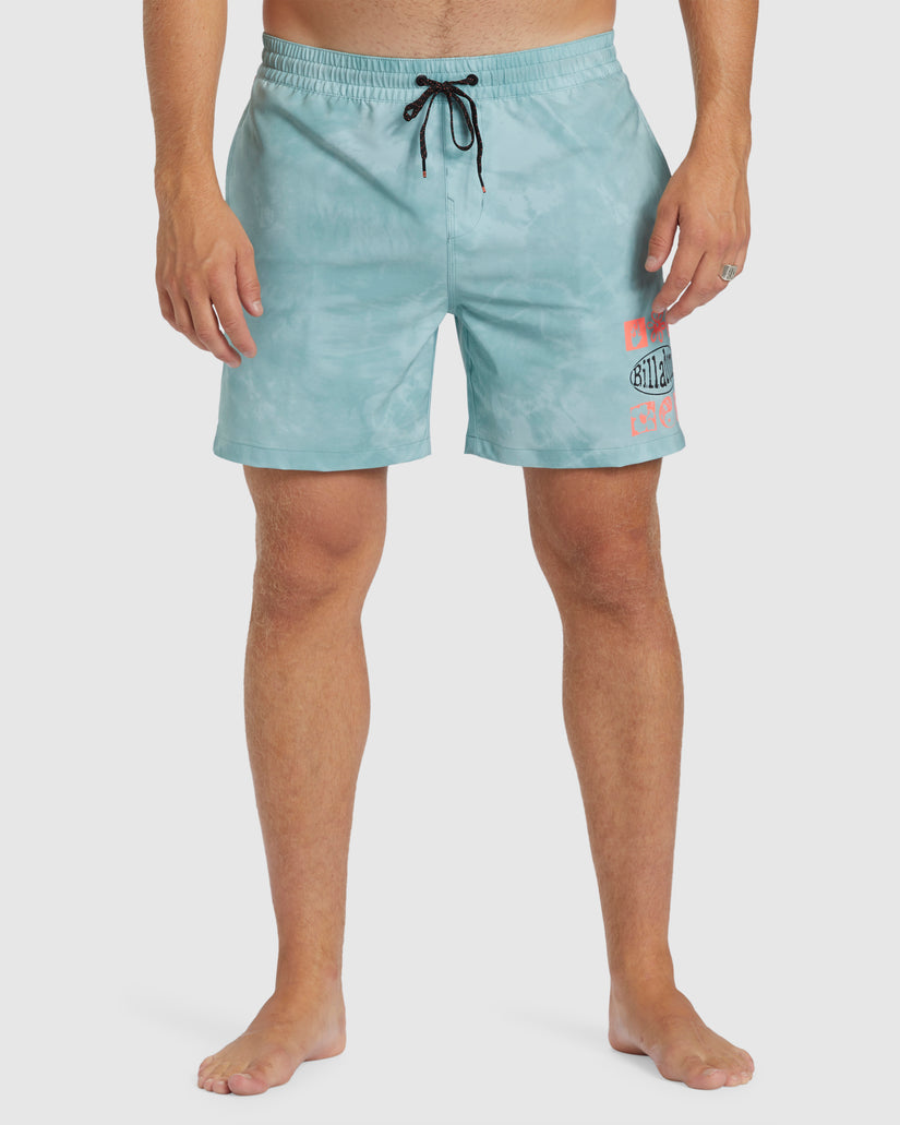 Mens D Bah Layback Boardshorts